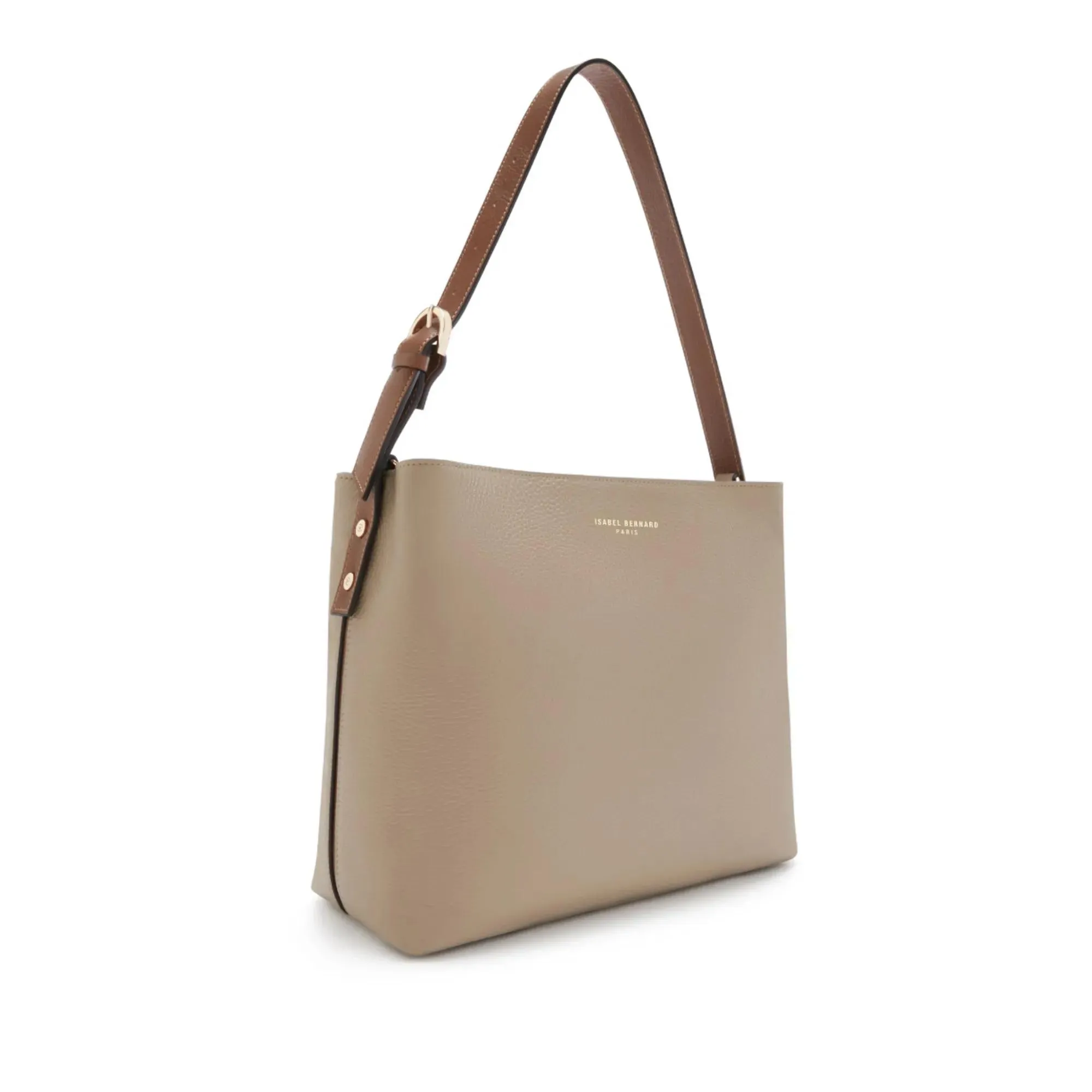   Isabel Bernard  Isabel Bernard Honoré damen Schultertasche Taupe I Taupe  Crossbody Bag 
