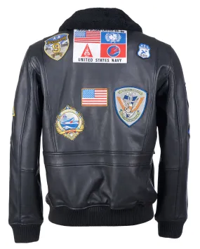 TOP GUN Jacke in Dunkelbraun